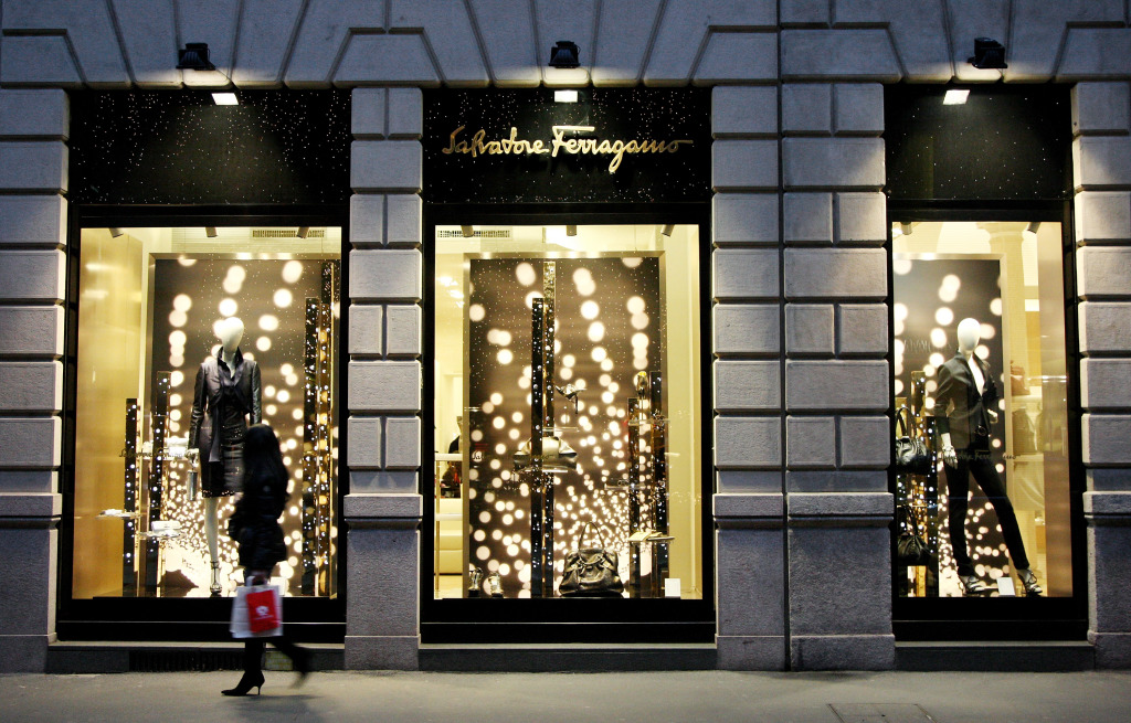 Christmas Shopping In Milan