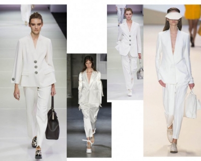 білі костюми весна-літо 2015