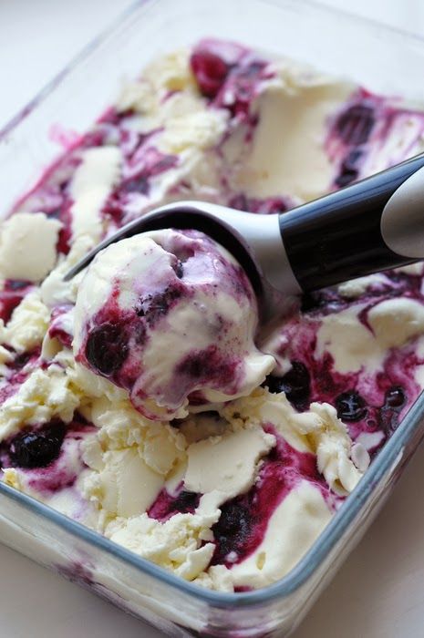 Рецепт дня: черничное йогуртовое мороженое-320x180
