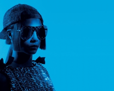Кара Делевинь в рекламной кампании Chanel Eyewear-430x480