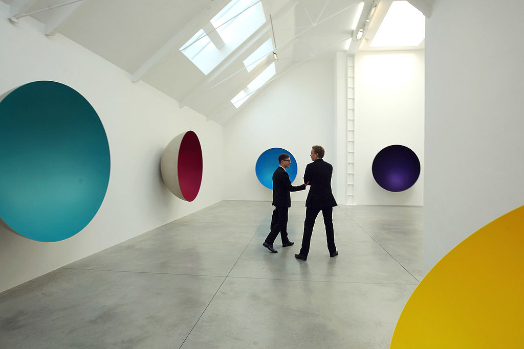 Press Preview Of Anish Kapoor's Latest Exhibition At The Lisson Gallery