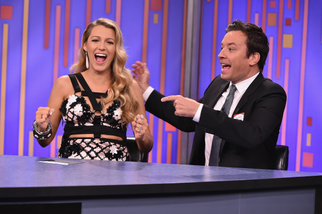 Blake Lively Visits "The Tonight Show Starring Jimmy Fallon"