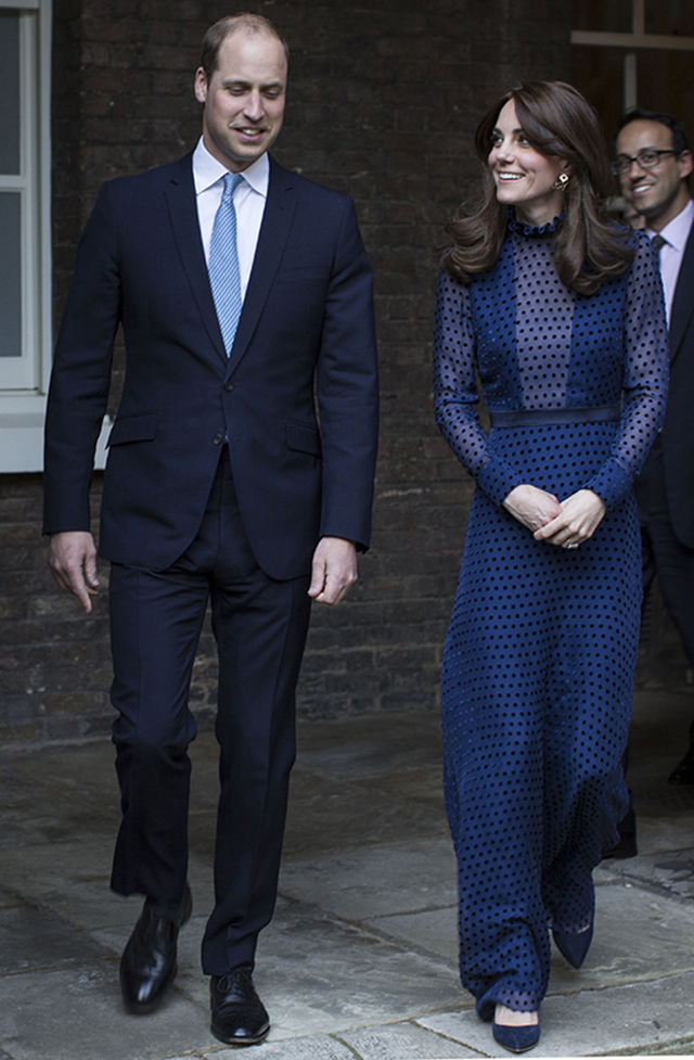 Герцогиня Кембриджская и принц Уильям 