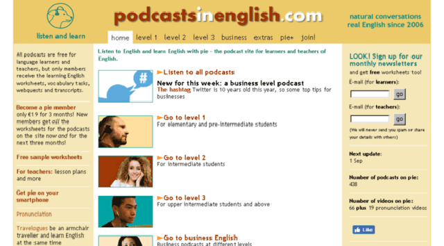 Podcasts in English