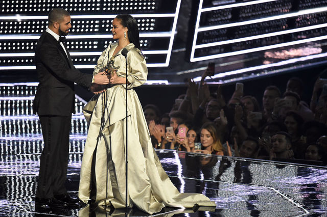 Рианна и Дрейк на вручении премии MTV