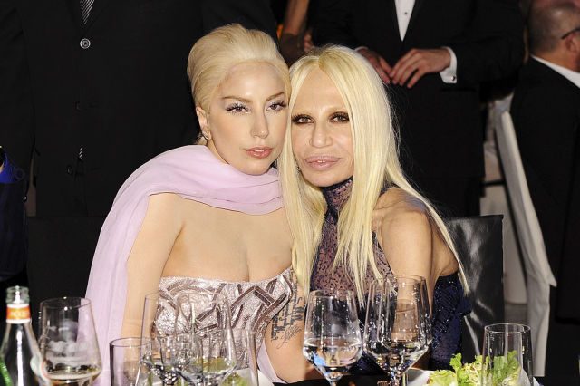 Леді Гага і Донателла Версаче