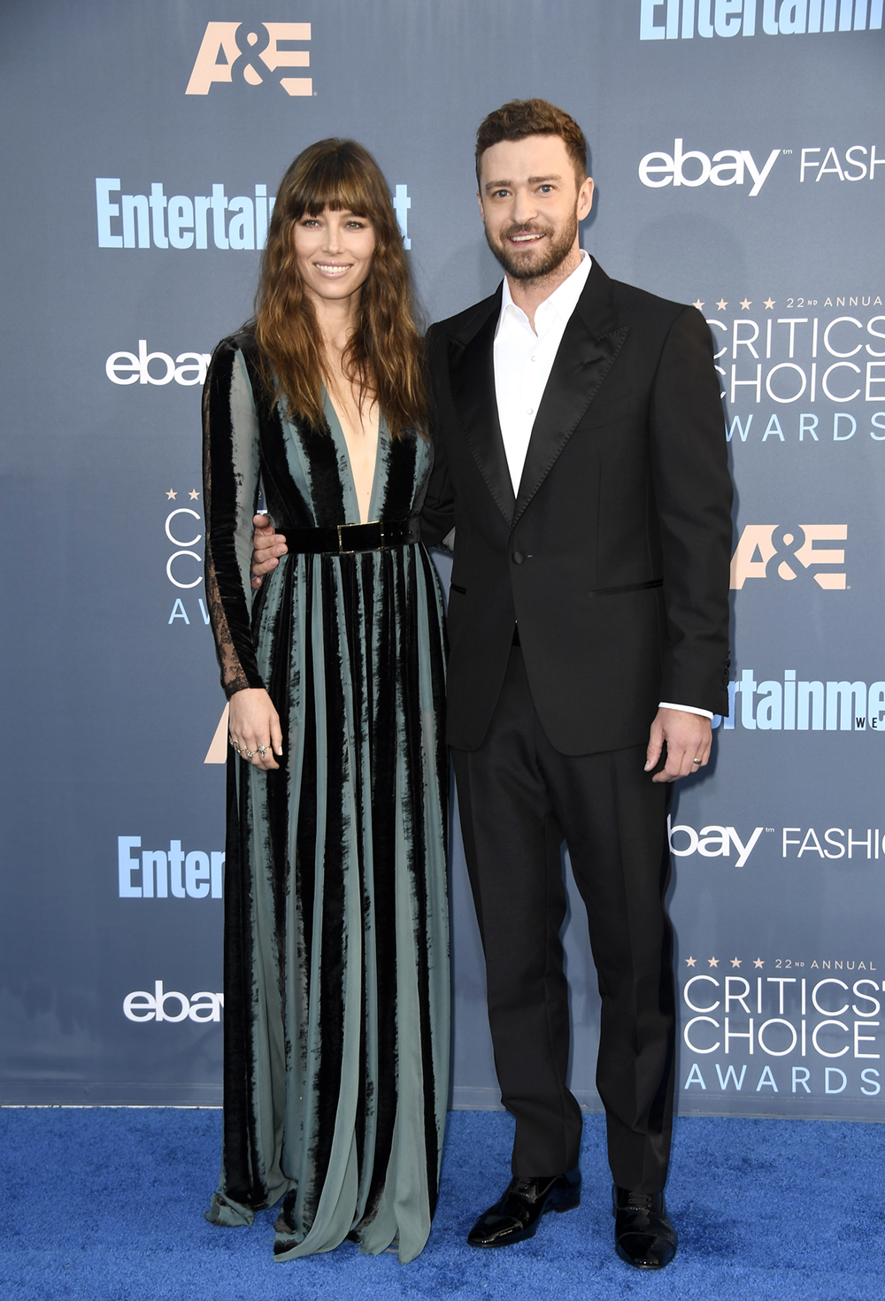 Джессика Бил и Джастин Тимберлейк на Critics' Choice Awards 