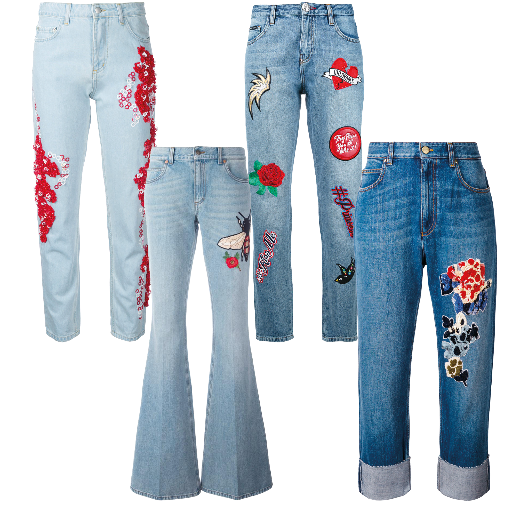 Тренд сезона: джинсы с вышивкой-320x180