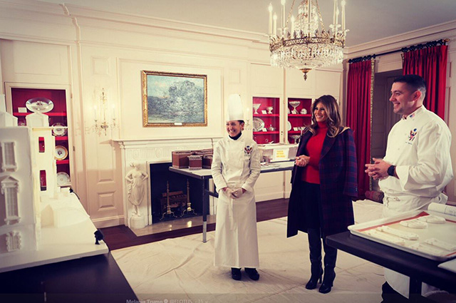 Меланія Трамп вбрала ялинку в Білому домі-Фото 3