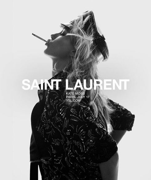 Кейт Мосс стала лицом Saint Laurent-320x180
