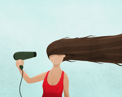 8 секретів, як правильно сушити волосся феном-430x480