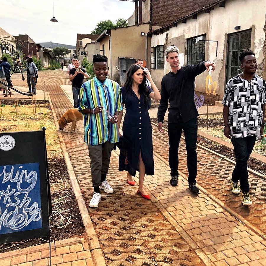 Меган Маркл відвідала творчі групи в Йоганнесбурзі-Фото.