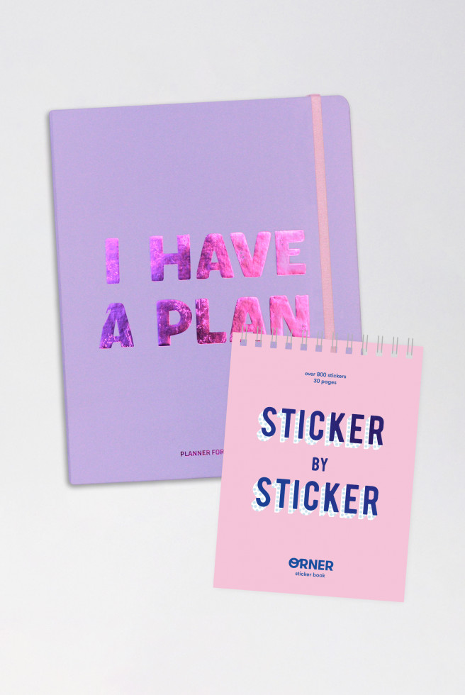 Планер I HAVE A PLAN + sticker book