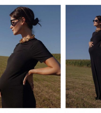 Стильная беременность: как одеваться тем, кто ждет ребенка-430x480