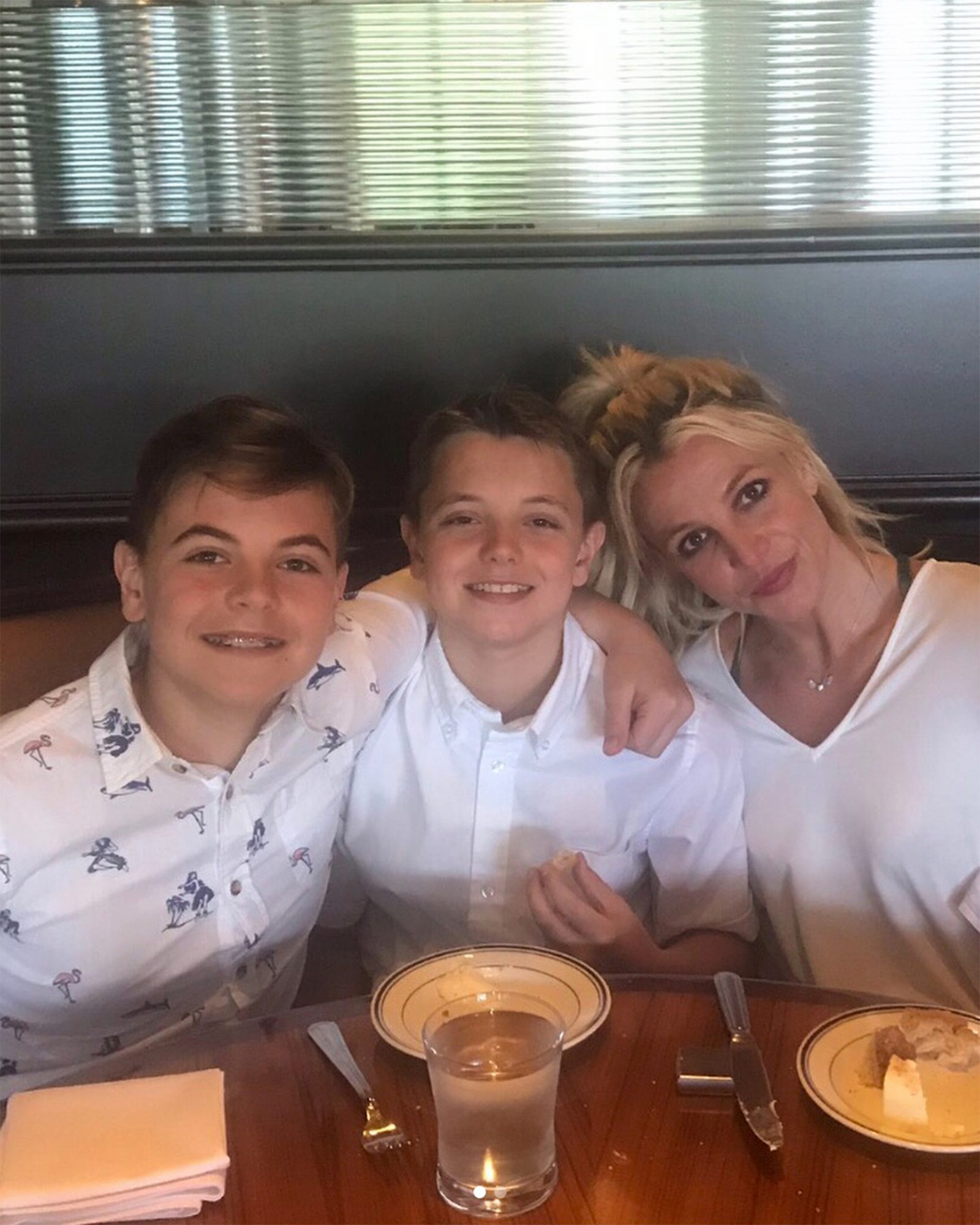 Брітні Спірс поділилася рідкісним фото зі своїми синами.