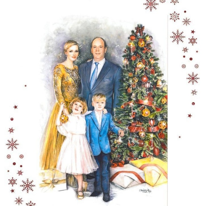 Загадкове вітання: Королівська сім'я Монако представила незвичну новорічну листівку.