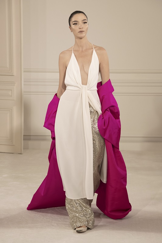 Анатомия кутюра: Коллекция Valentino Haute Couture весна-лето 2022-Фото 5