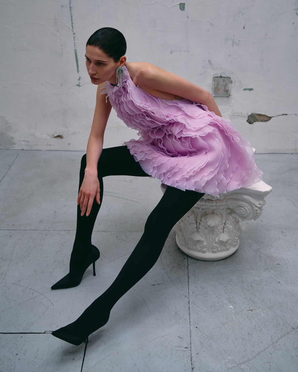3D-сукні та напівпальто з візуальним ефектом меху у весняній колекції J'amemme-Фото 14