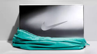 Tiffany & Co. срібна коробка для кросівок Nike Air Force 1