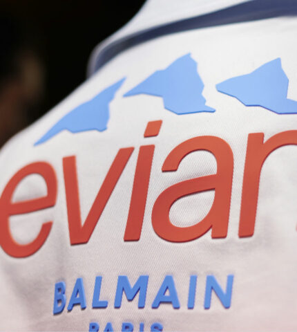 Balmain x Evian: екологічна колаборація