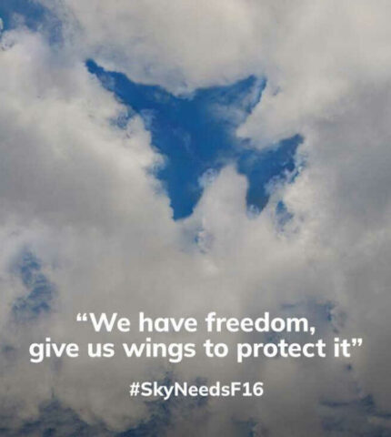 новий гештег #SkyNeedsF16