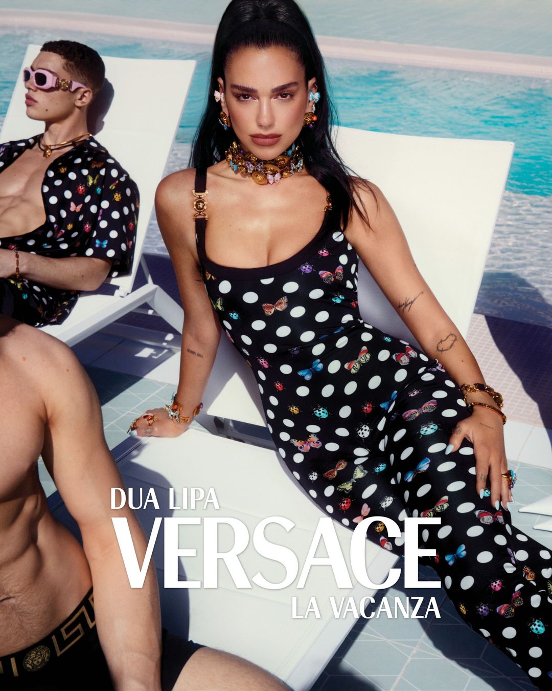 Versace La Vacanza колекція Донателла Версаче і Дуа Ліпа