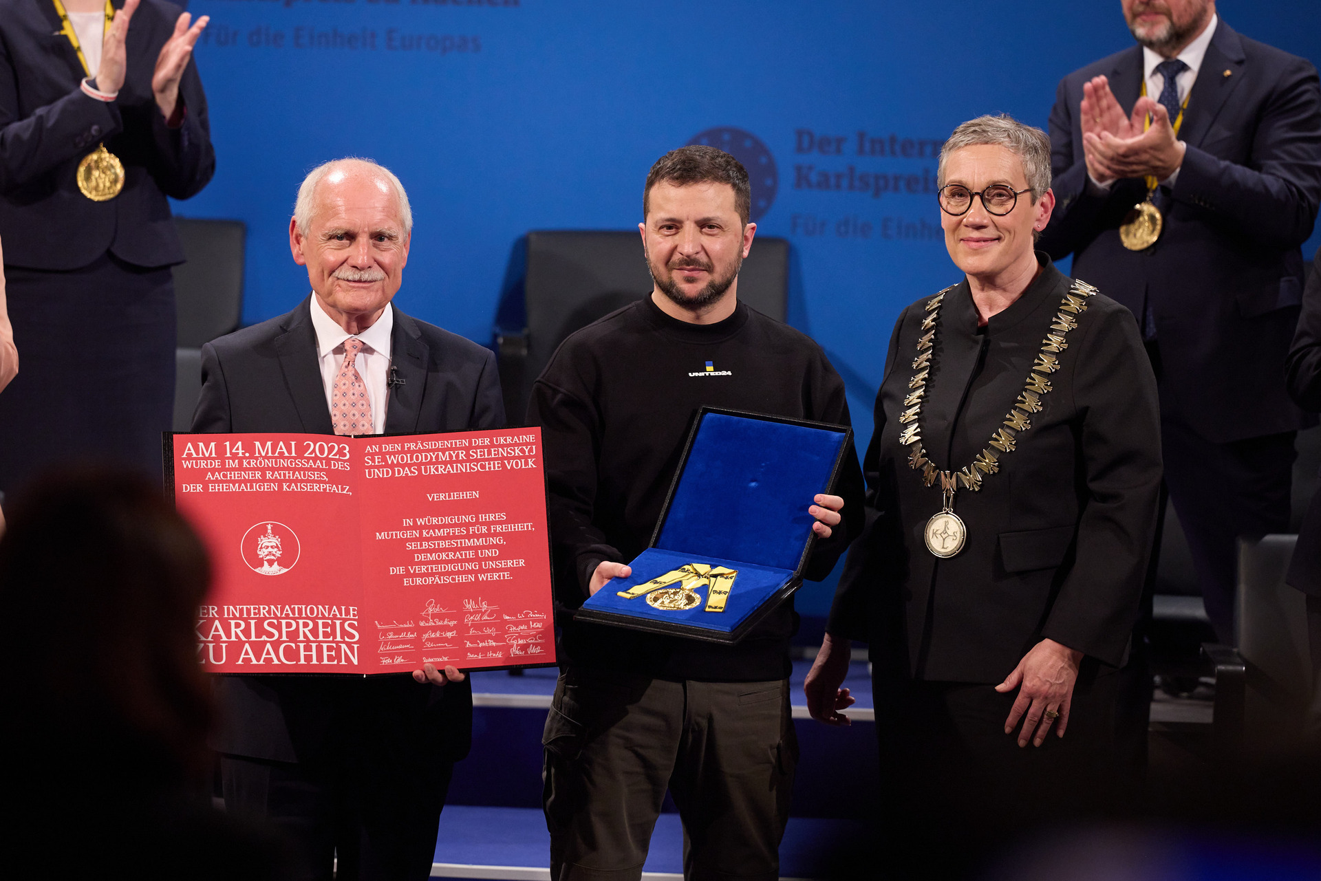 Українському народові присуджено Міжнародну премію імені Карла Великого