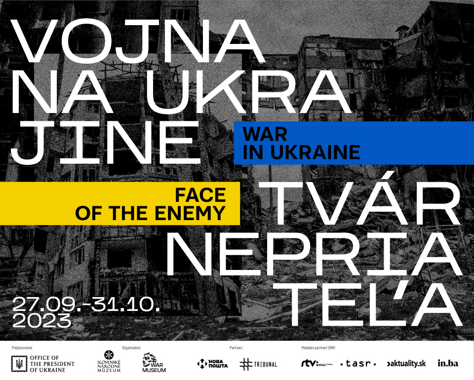 В Братиславі відкрилась виставка "Війна в Україні. Обличчя ворога"