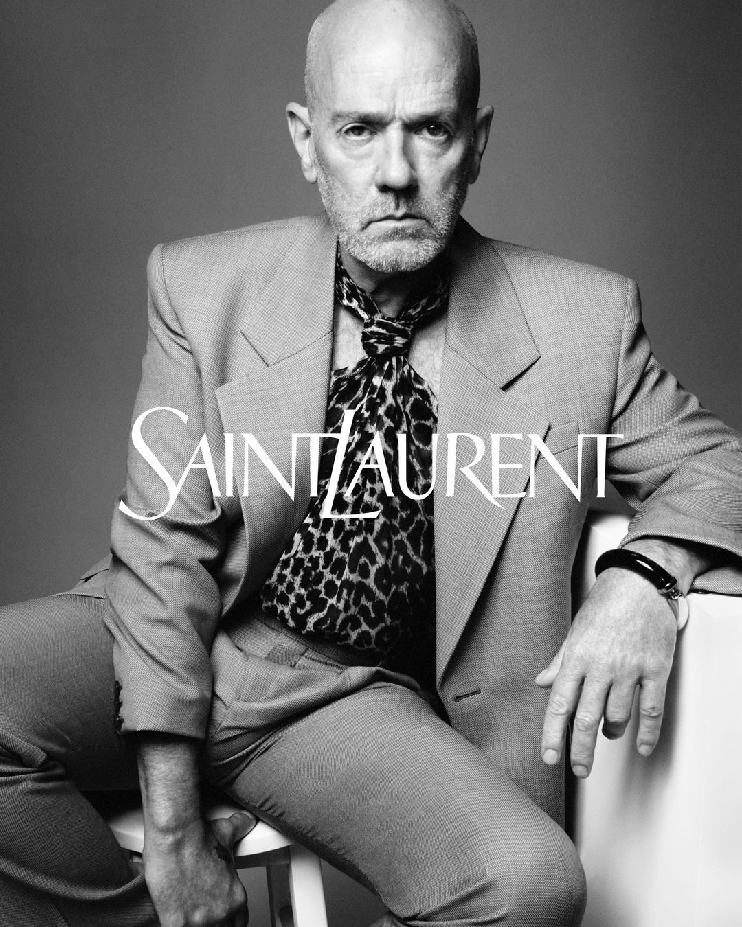 Майкл Стайп і Лорен Хаттон в рекламі Saint Laurent