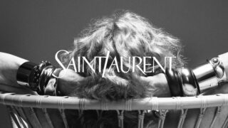 Майкл Стайп і Лорен Хаттон в рекламі Saint Laurent