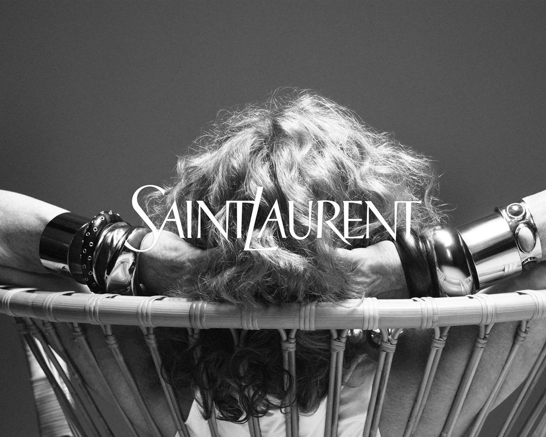 Майкл Стайп і Лорен Хаттон в рекламі Saint Laurent