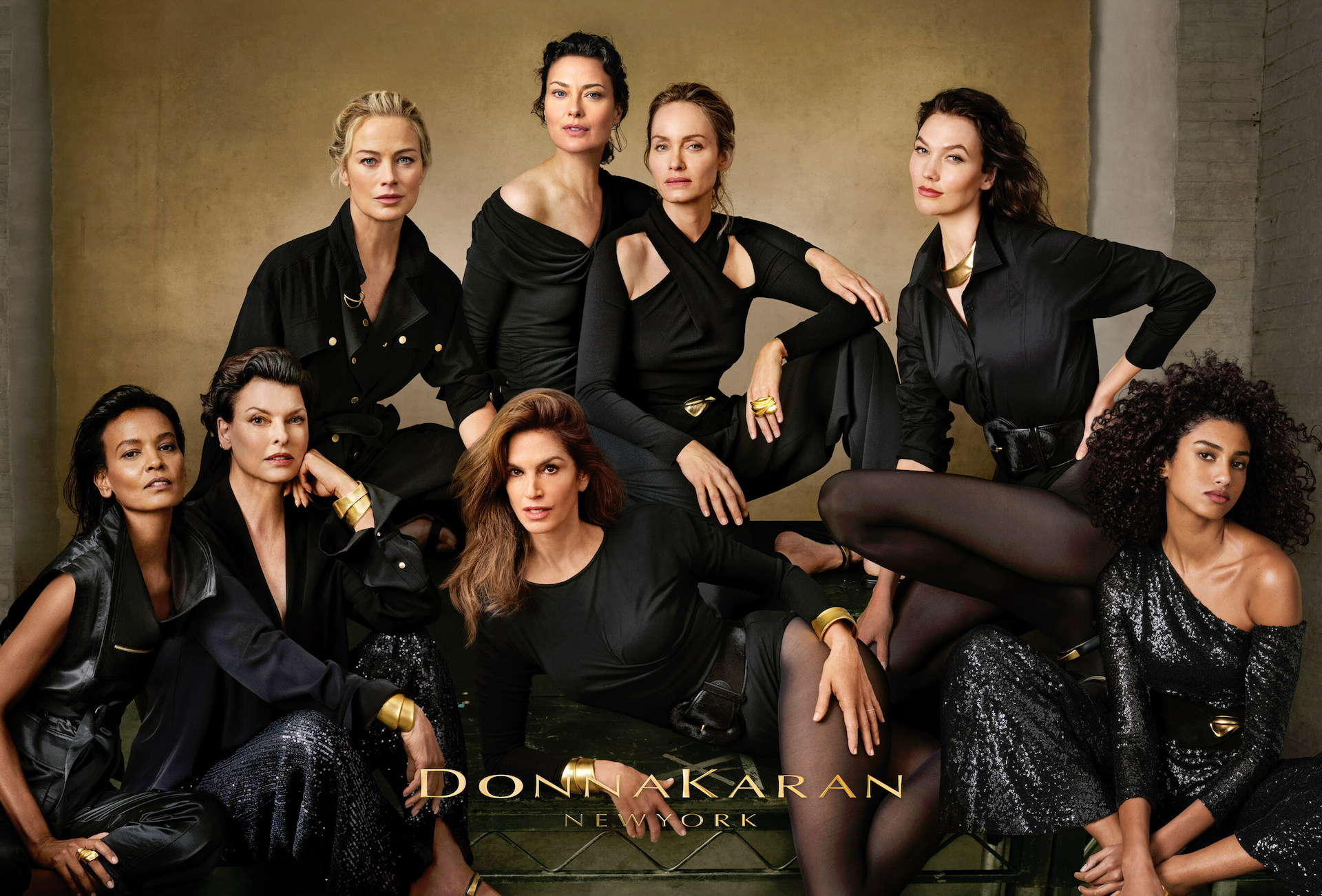 Сінді Кроуфорд, Лінда Євангеліста та інші супермоделі у новій рекламній кампанії Donna Karan New York-Фото 1