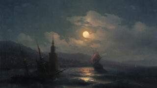 У росії продають викрадену в Україні картину Айвазовського "Місячна ніч"