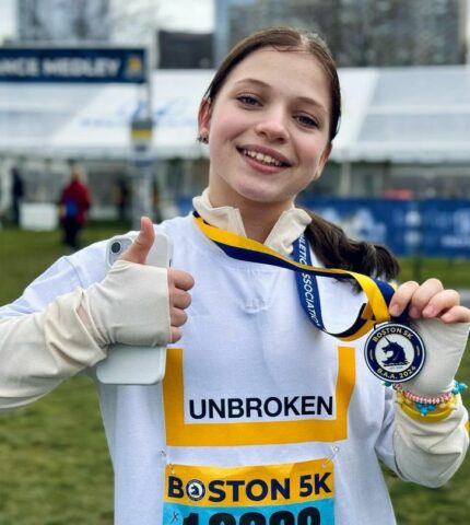 Яна Степаненко пробігла Бостонський марафон