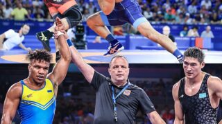 Жан Беленюк і Парвіз Насібов у півфіналі Олімпійських ігор-2024