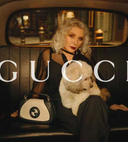 Деббі Гаррі в рекламі Gucci Blondie і Gucci Cruise 2025