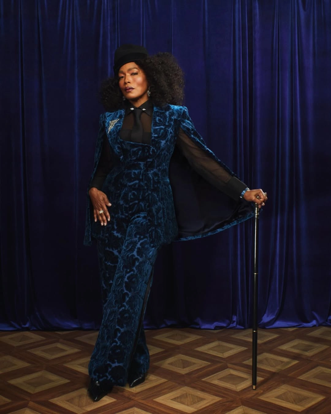 Angela Bassett Burberry