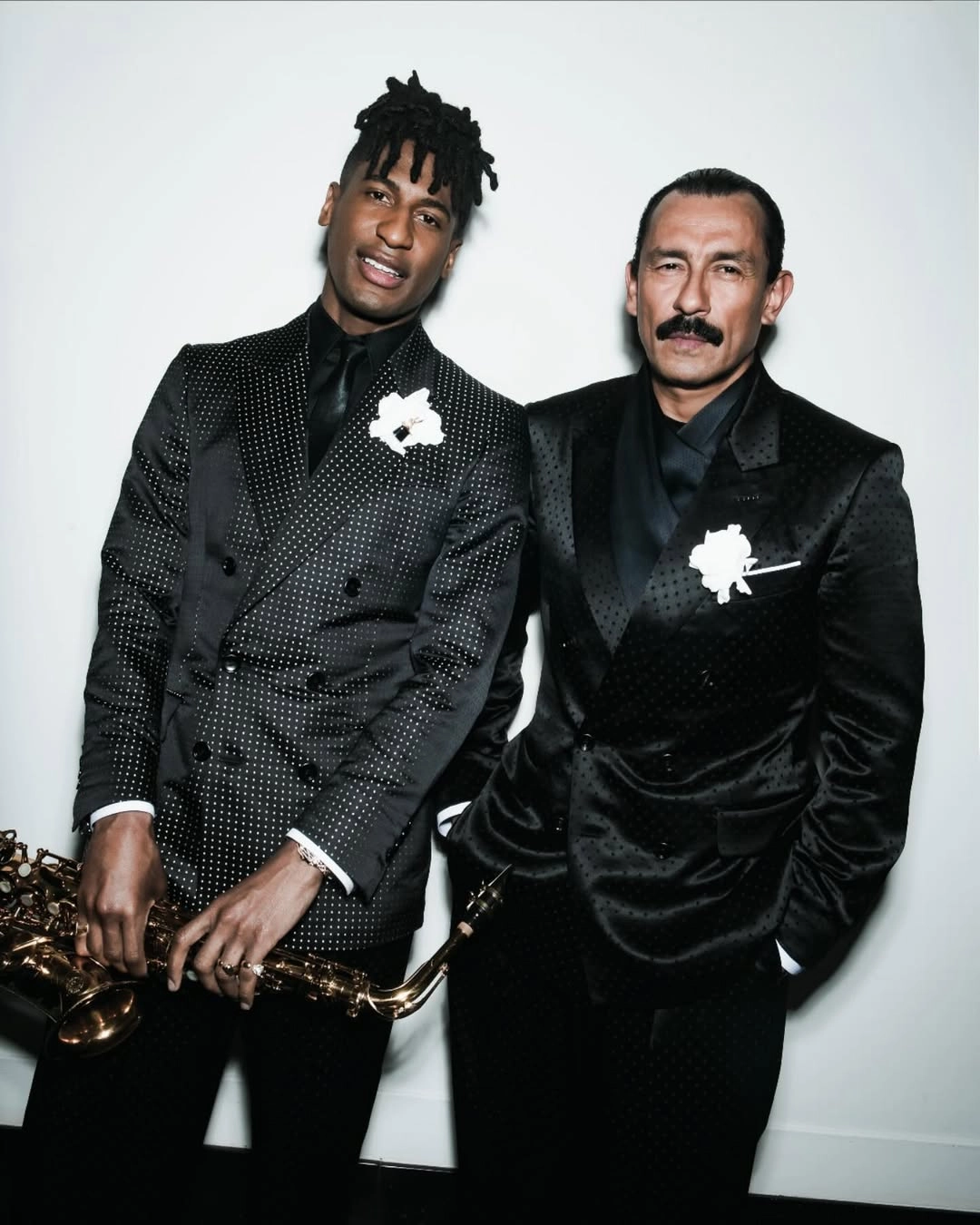 Jon Batiste and Haider Ackermann Tom Ford by Haider Ackermann