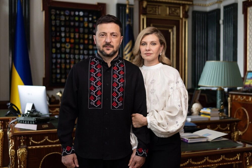 Елена и Владимир Зеленские