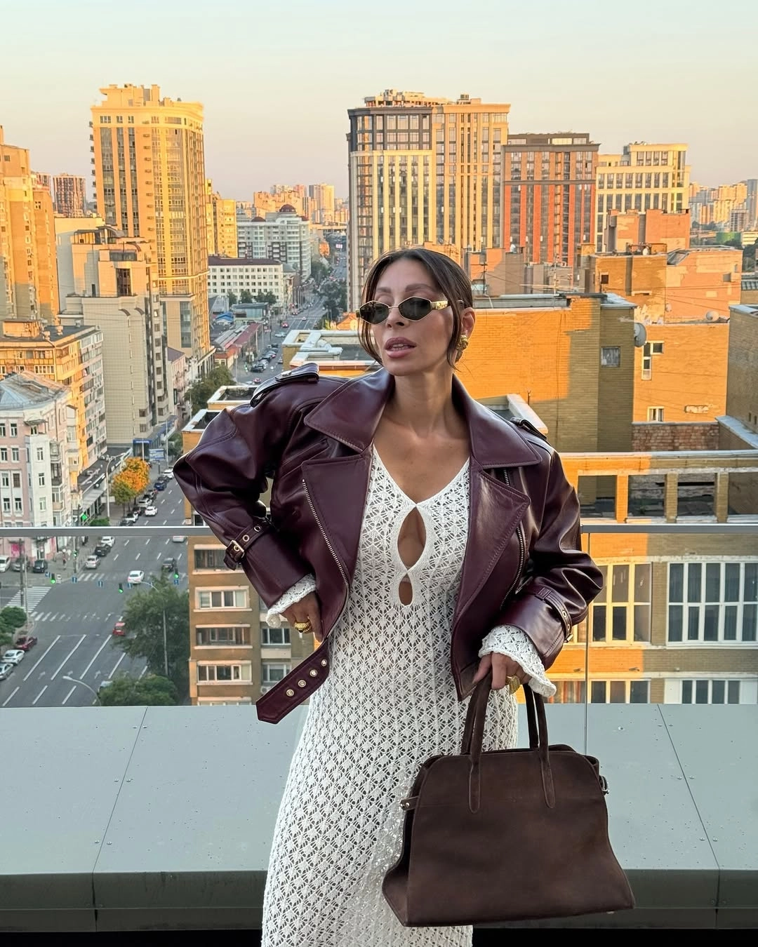 сукня кроше шкіряна куртка косуха