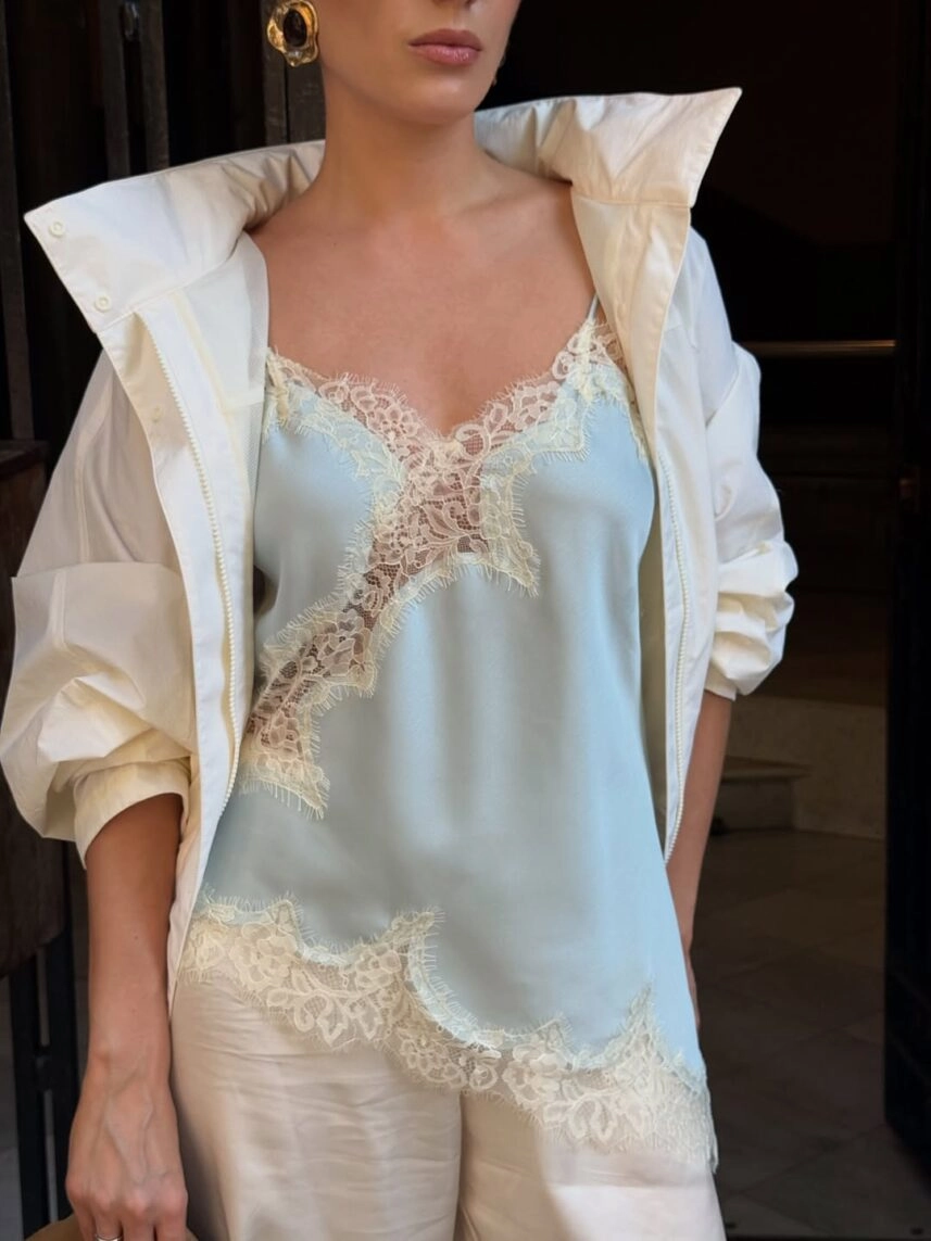 спортивна куртка топ з мереживом