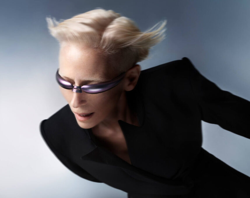 Тільда Свінтон у рекламі Gentle Monster