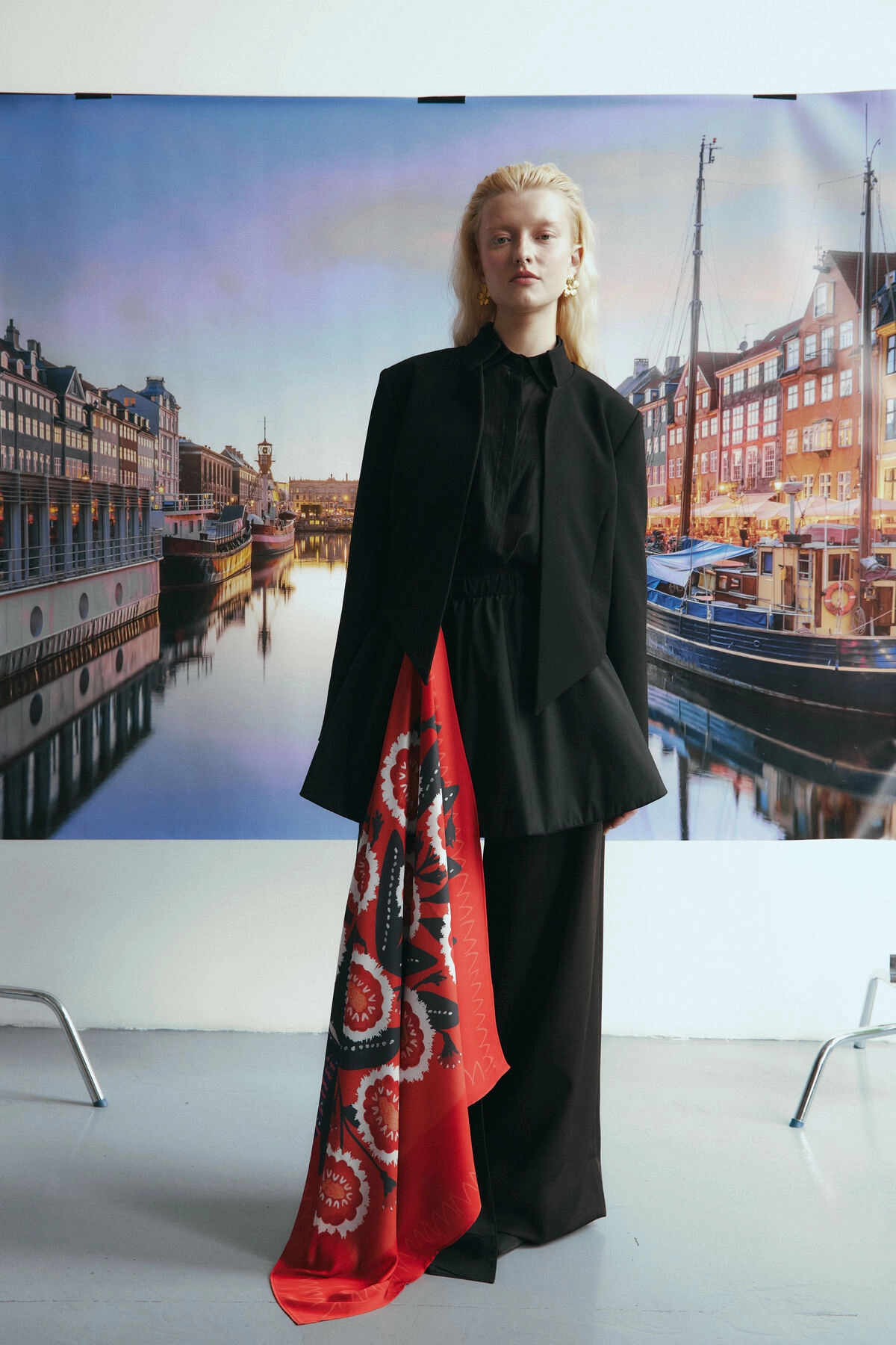 хустка за мотивами робіт марії примаченко