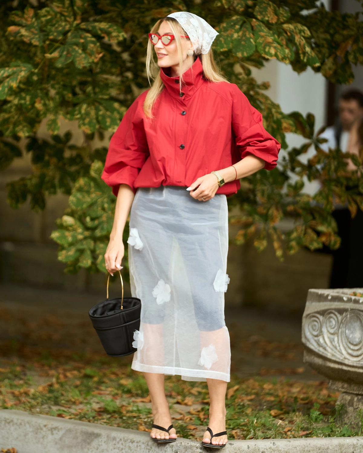 Streetstyle: стильні гості четвертого дня Ukrainian Fashion Week SS26