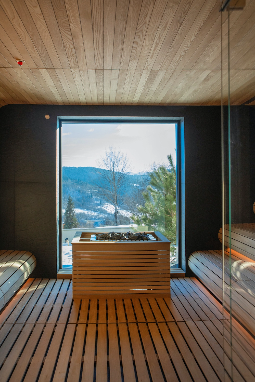 Панорама Східниця сауна в готелі