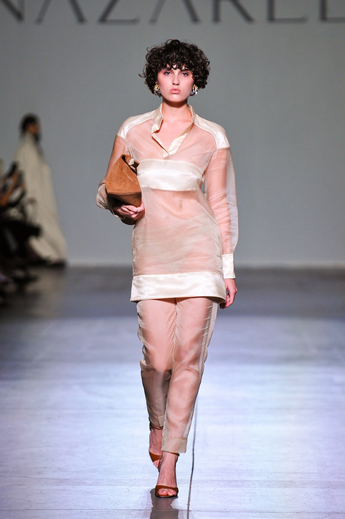 костюм жіночий з прозорими елементами Ukrainian Fashion Week