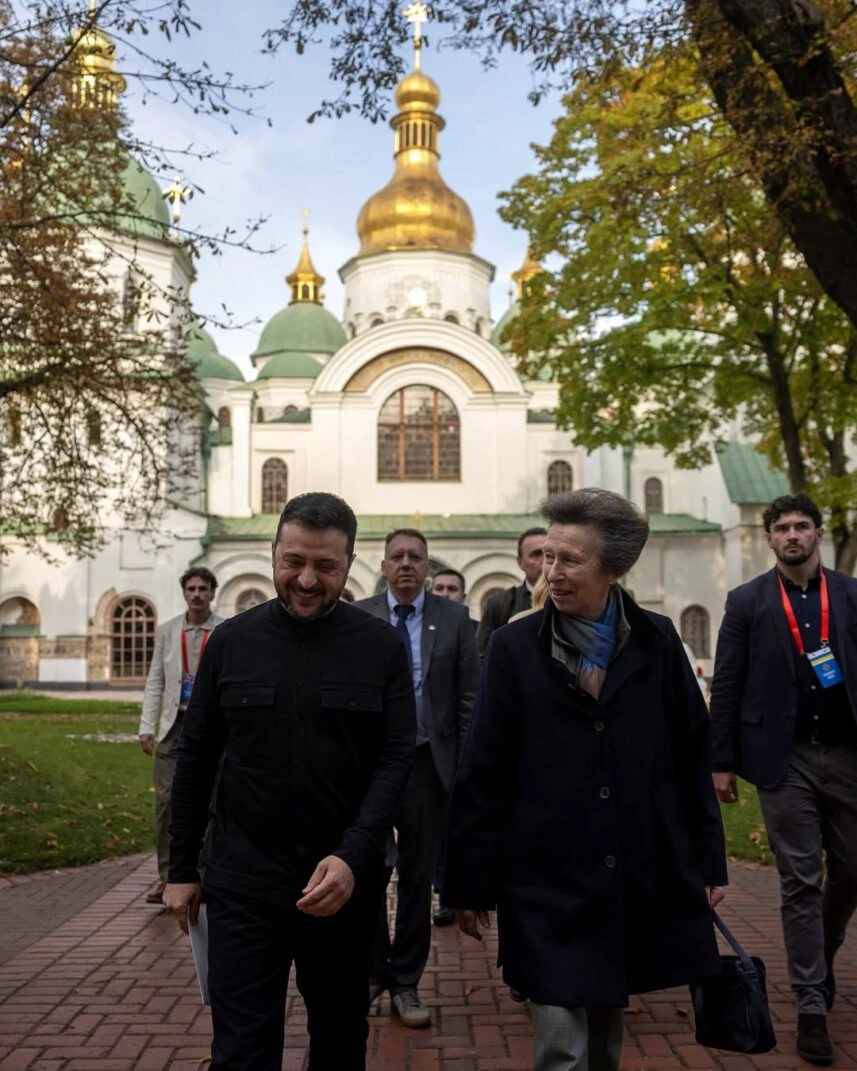 Принцеса Анна і Володимир Зеленський