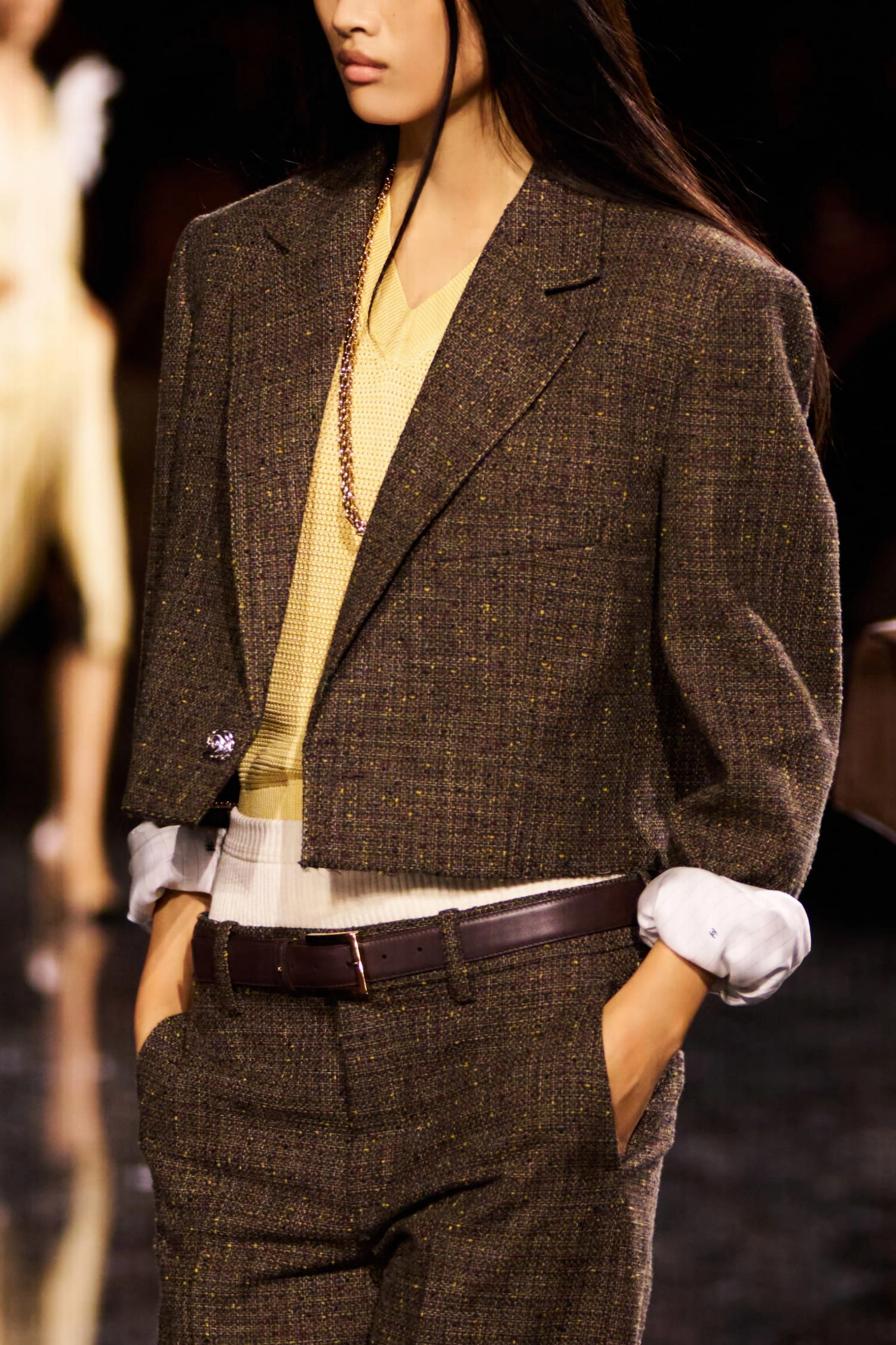 Матьє Блазі Chanel дебютна колекція чоловічий жакет