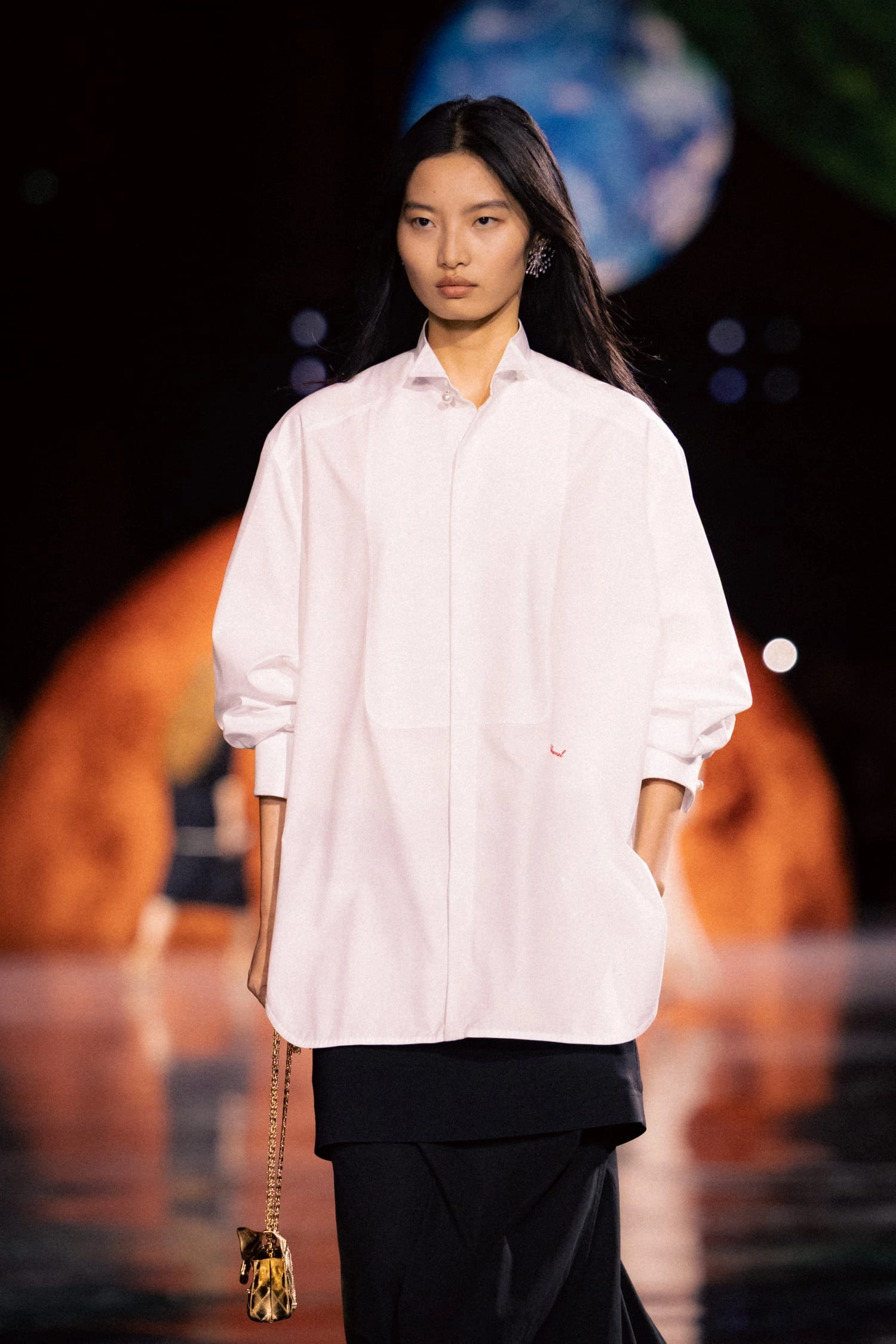 Матьє Блазі Chanel дебютна колекція сорочка