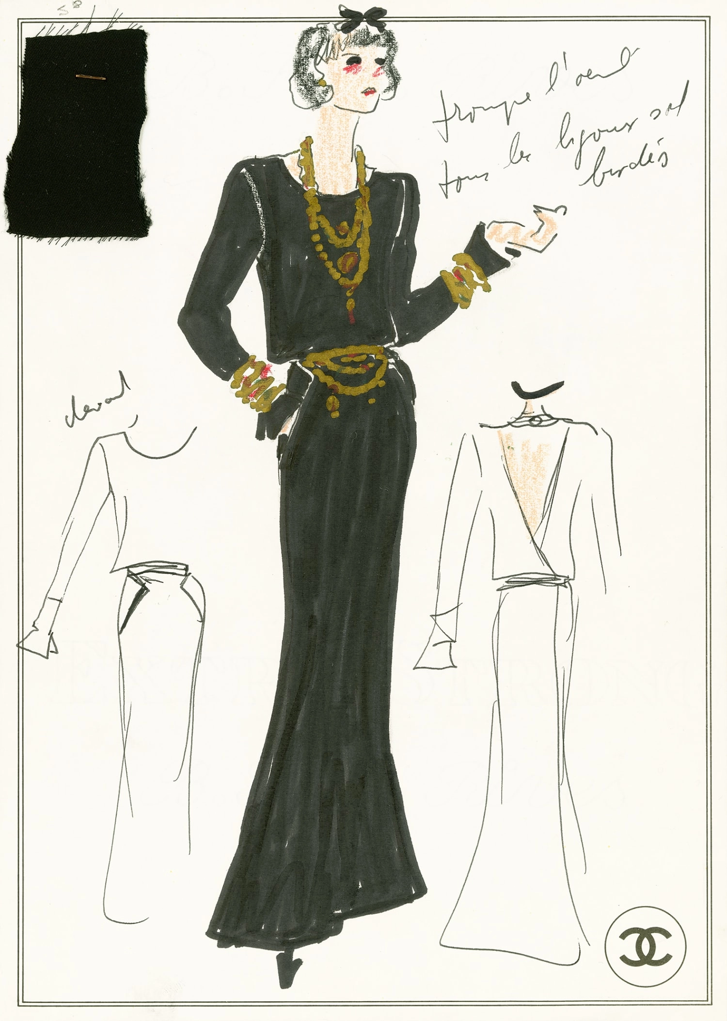 Chanel Haute Couture ескізи